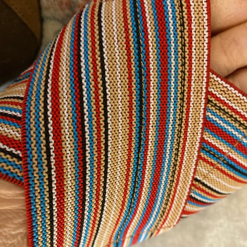 Size 7, Abeo Unity Stripe Wedge Cross Cross Stret… - image 3